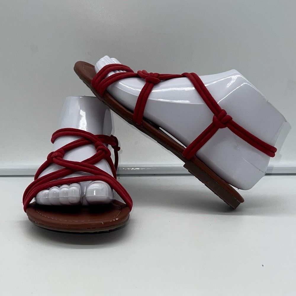 Rocket Dog Rope Strappy Sandals in Rust